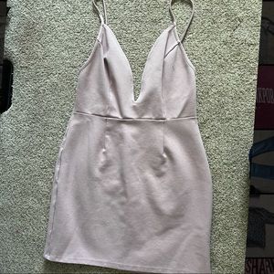 Mauve purple formal dress